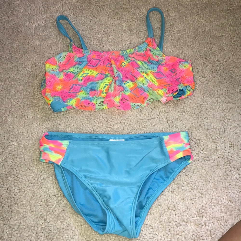 multi colored circo bikini set